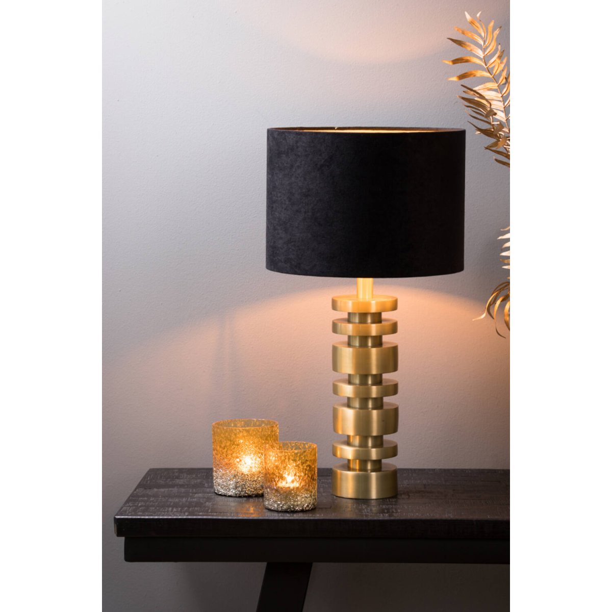 Desley 36cm Guld lampefod Fra Light & Living - 