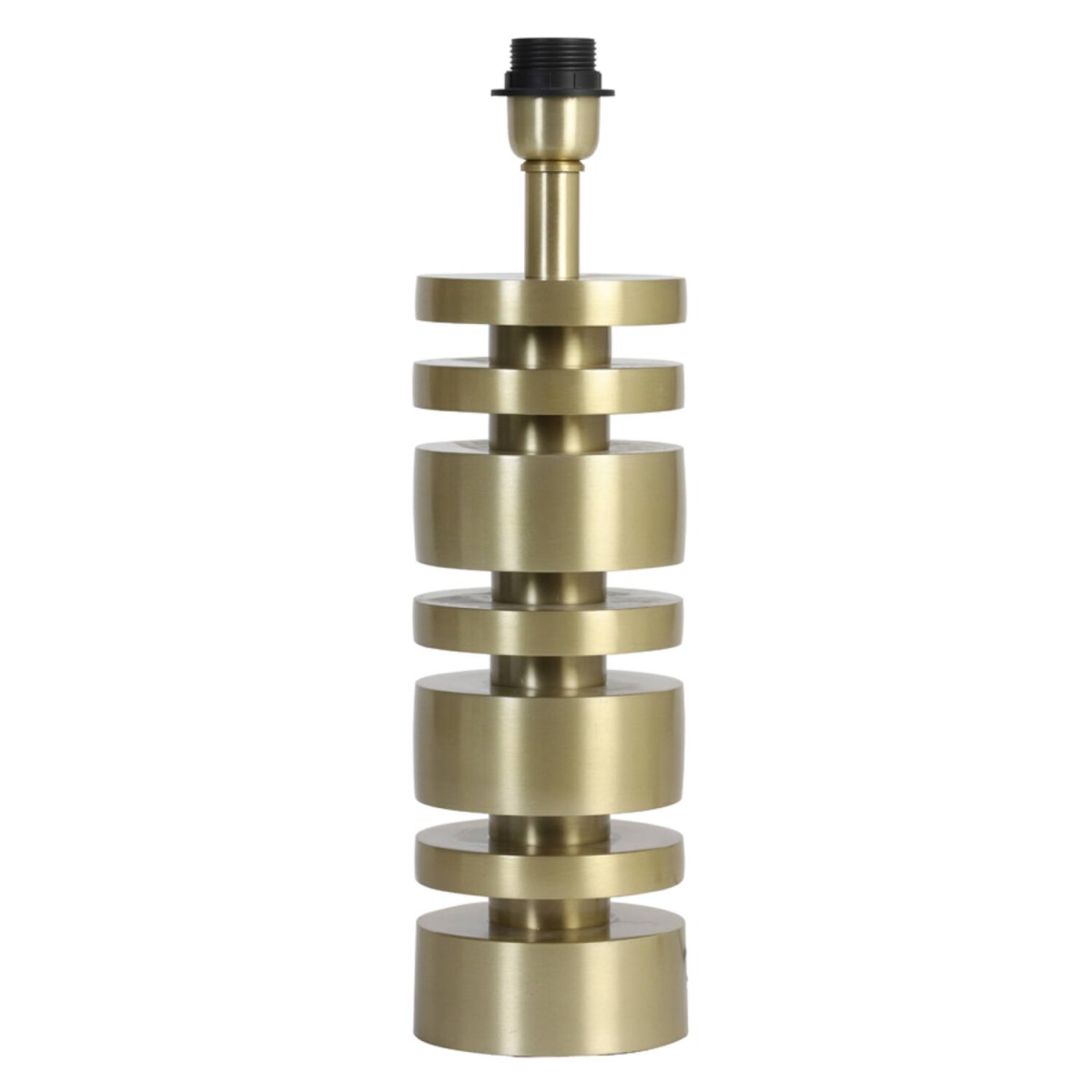 Desley 40cm Guld lampefod Fra Light & Living - Det elegante og industrielle look gør den perfekt til rustikke hjem og moderne indretningsstile.