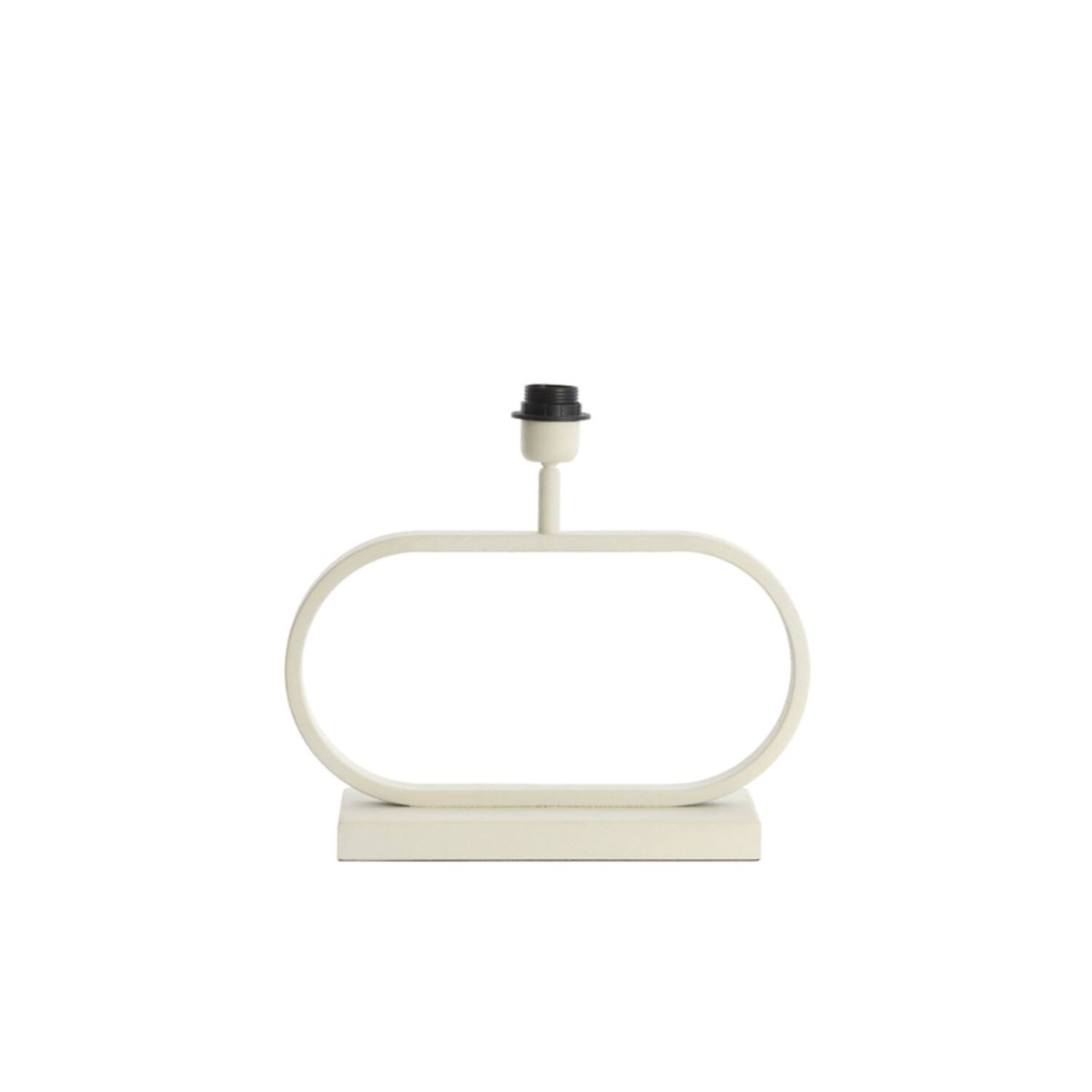 Jamiro 30cm Cremet hvid lampefod Fra Light & Living - 