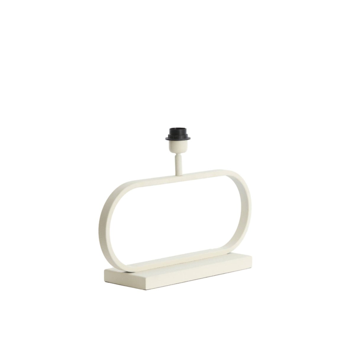 Jamiro 30cm Cremet hvid lampefod Fra Light & Living - 