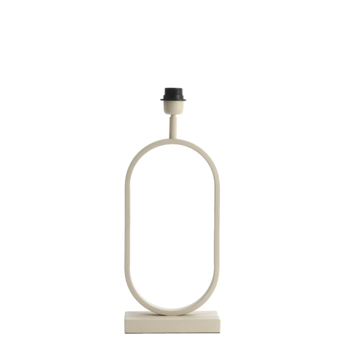 Jamiri 45cm Cremet hvid lampefod Fra Light & Living - 