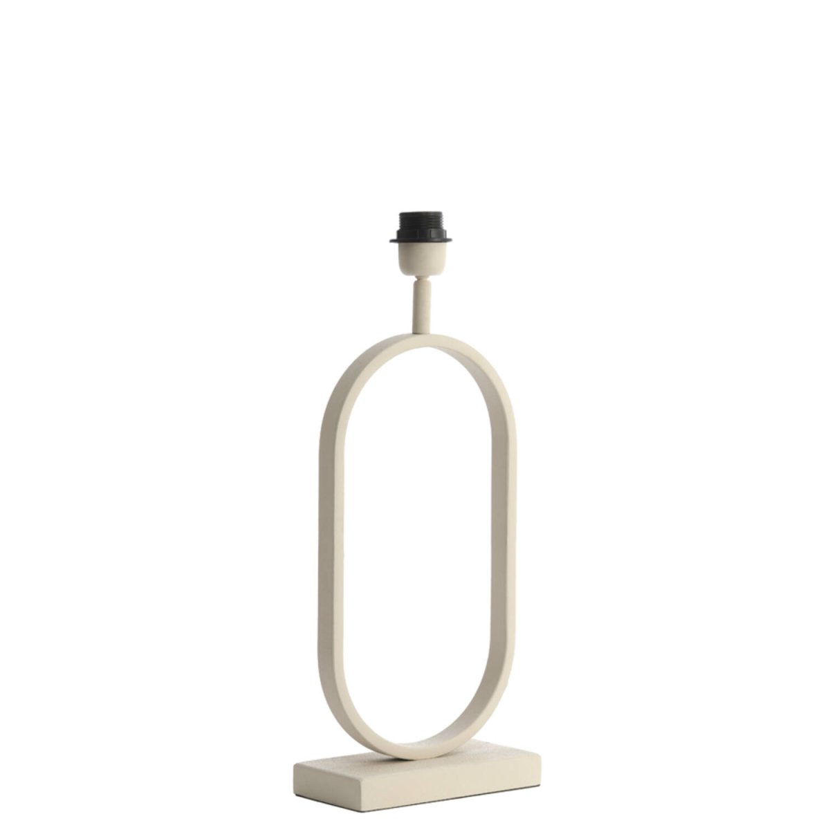 Jamiri 45cm Cremet hvid lampefod Fra Light & Living - 