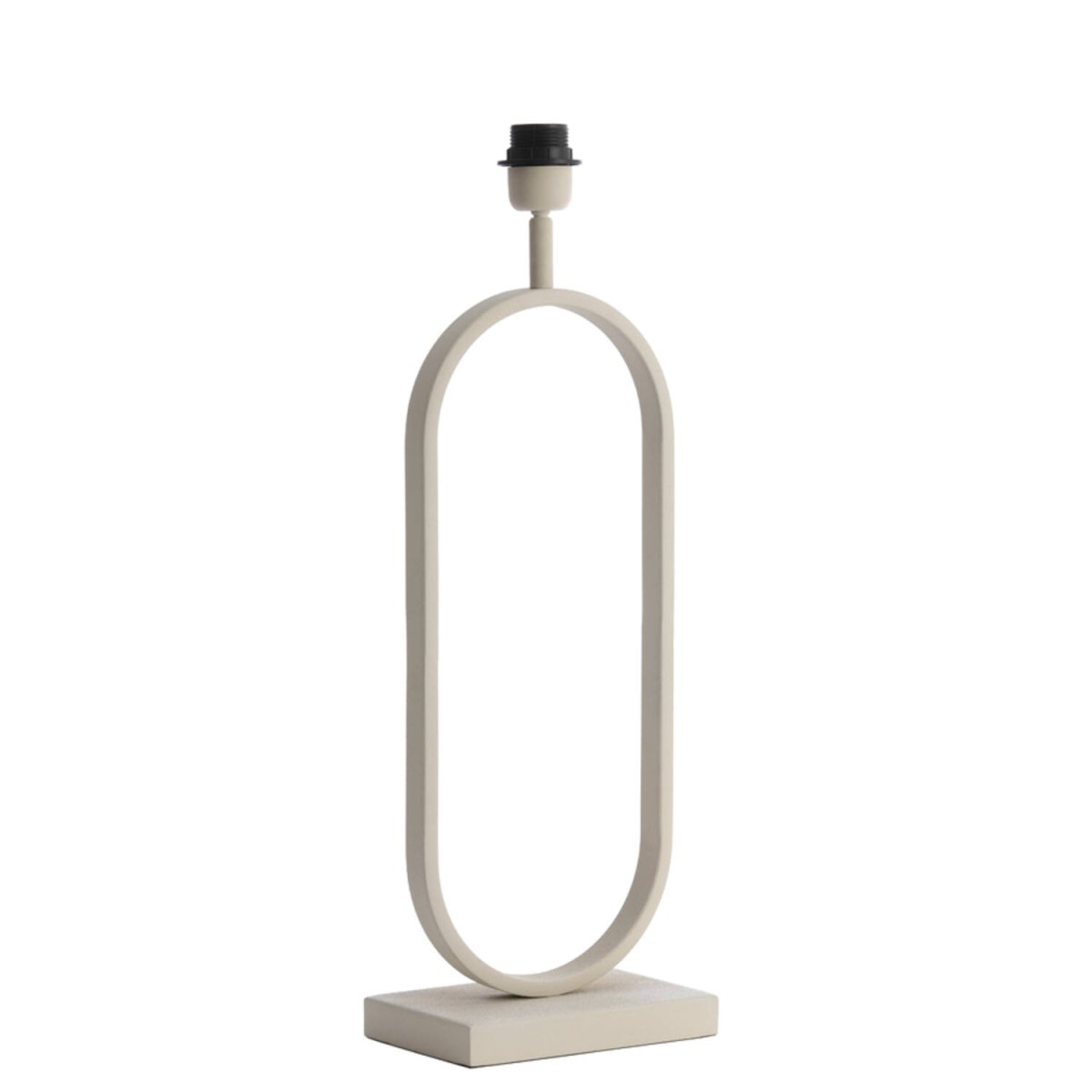 Jamiri 55cm Cremet hvid lampefod Fra Light & Living - 