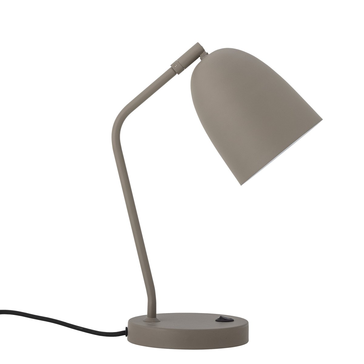 Lemar 37cm Grå skrivebordslampe Fra Bloomingville - Lemar bordlampen fra Bloomingville er lavet af metal med et klassisk og minimalistisk design, der passer perfekt p&aring; skrivebordet eller i hj&oslash;rnet af rummet.