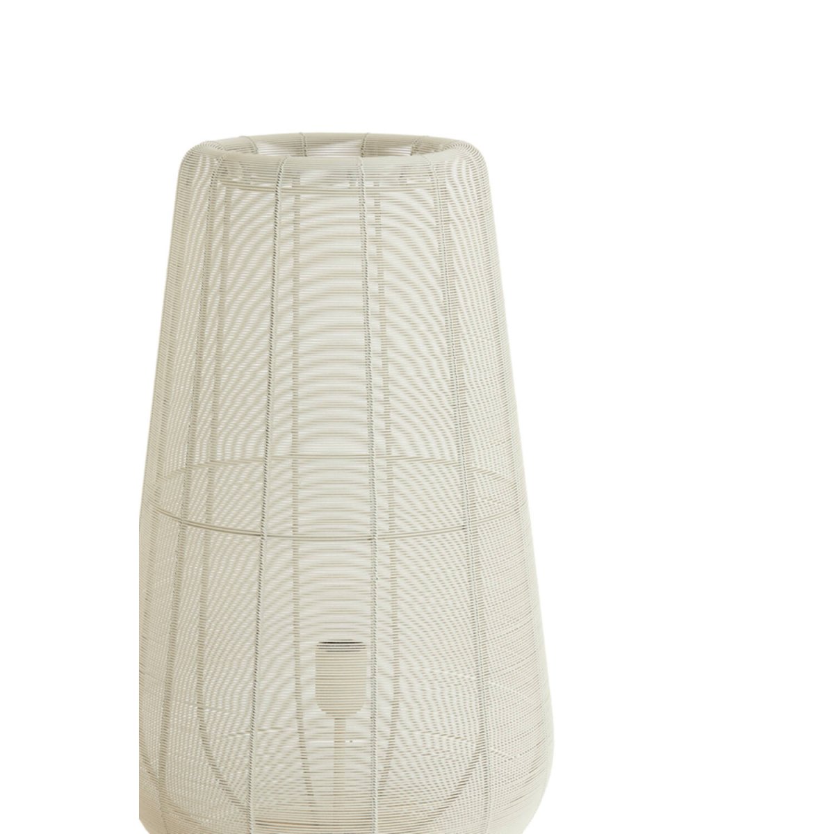 Adeta 147cm Cremet hvid gulvlampe Fra Light & Living - 