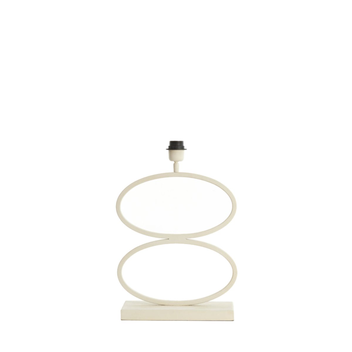 Stelius 42cm Cremet hvid lampefod Fra Light & Living - 