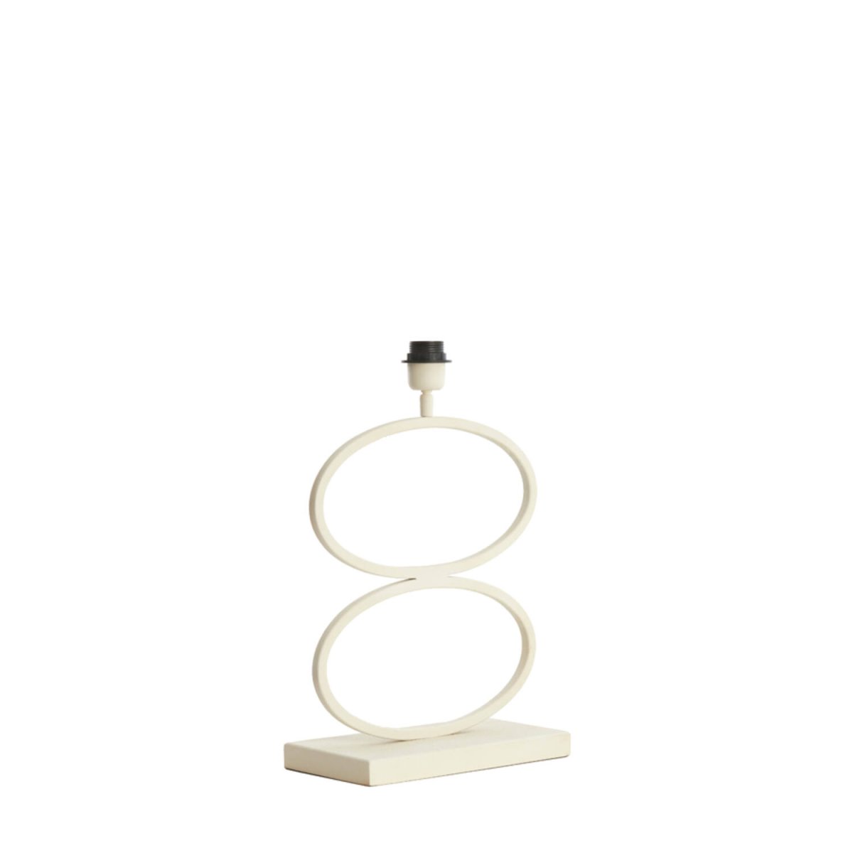 Stelius 42cm Cremet hvid lampefod Fra Light & Living - 