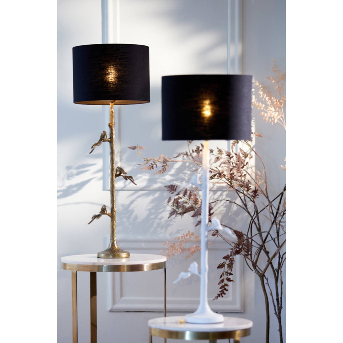 Branch 66cm Bronze lampefod Fra Light & Living - Det detaljerede design skaber en unik og stilfuld atmosfære, perfekt til at give dit hjem et blødt og organisk præg.