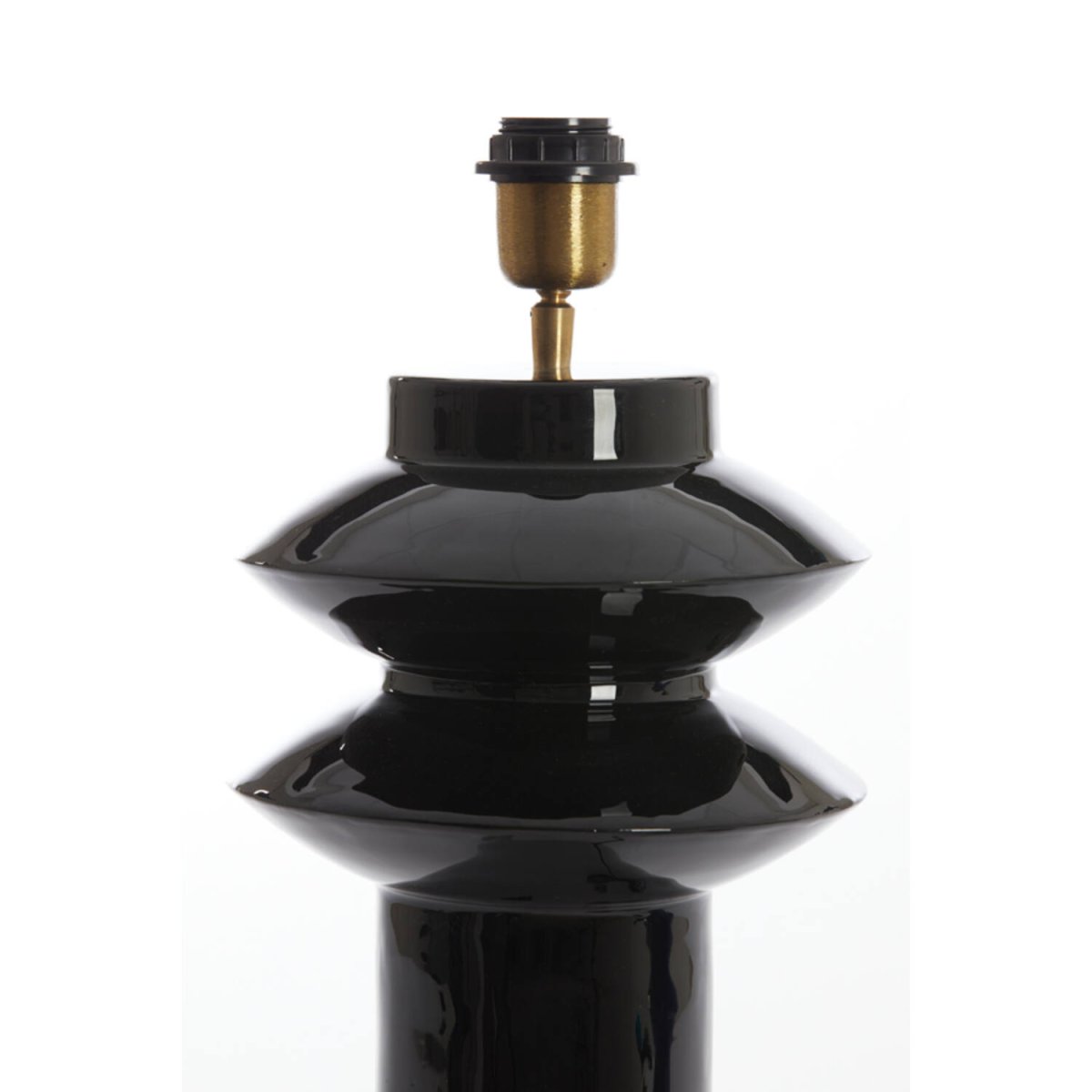 Petch 26cm Sort lampefod Fra Light & Living - 