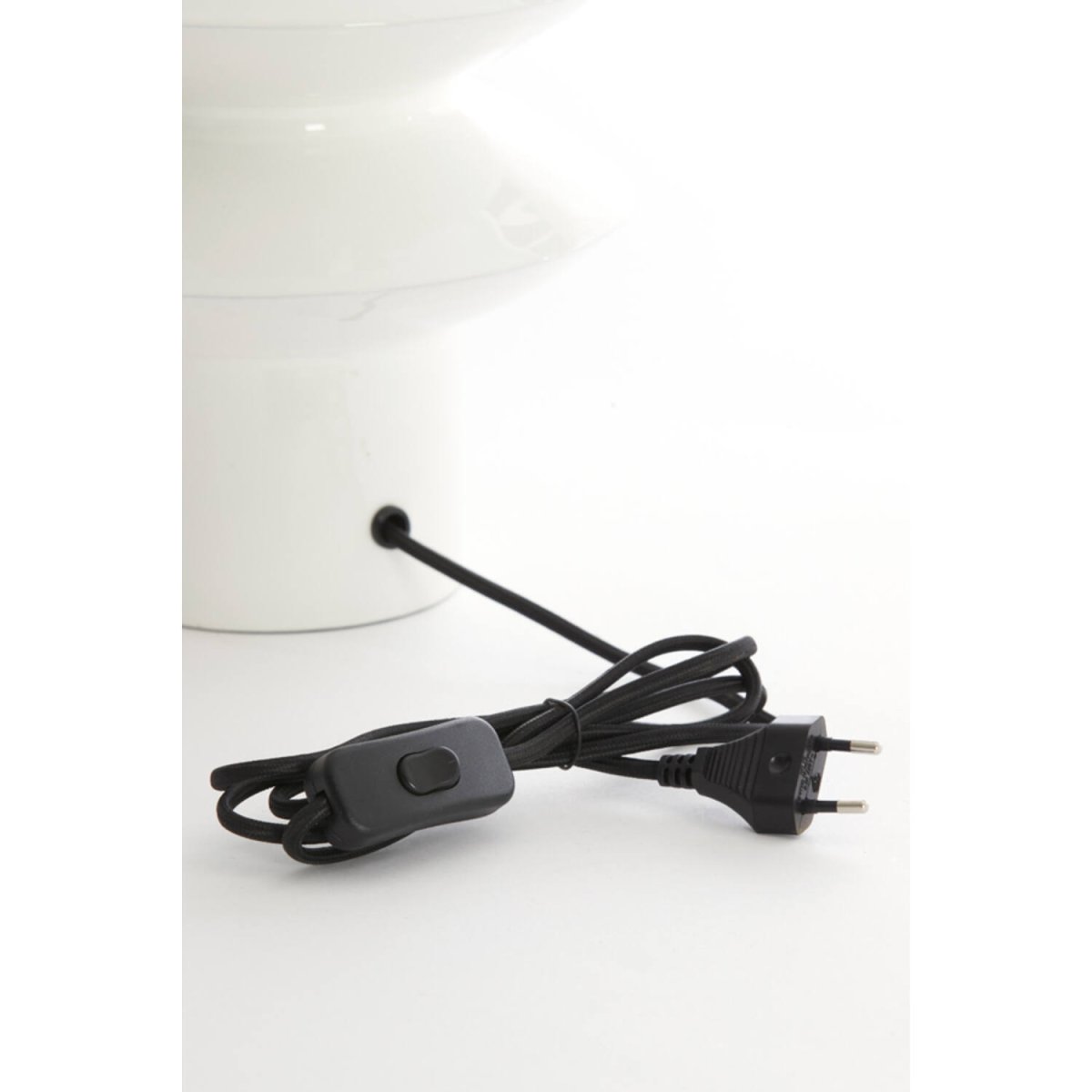 Petch 26cm Hvid lampefod Fra Light & Living - 
