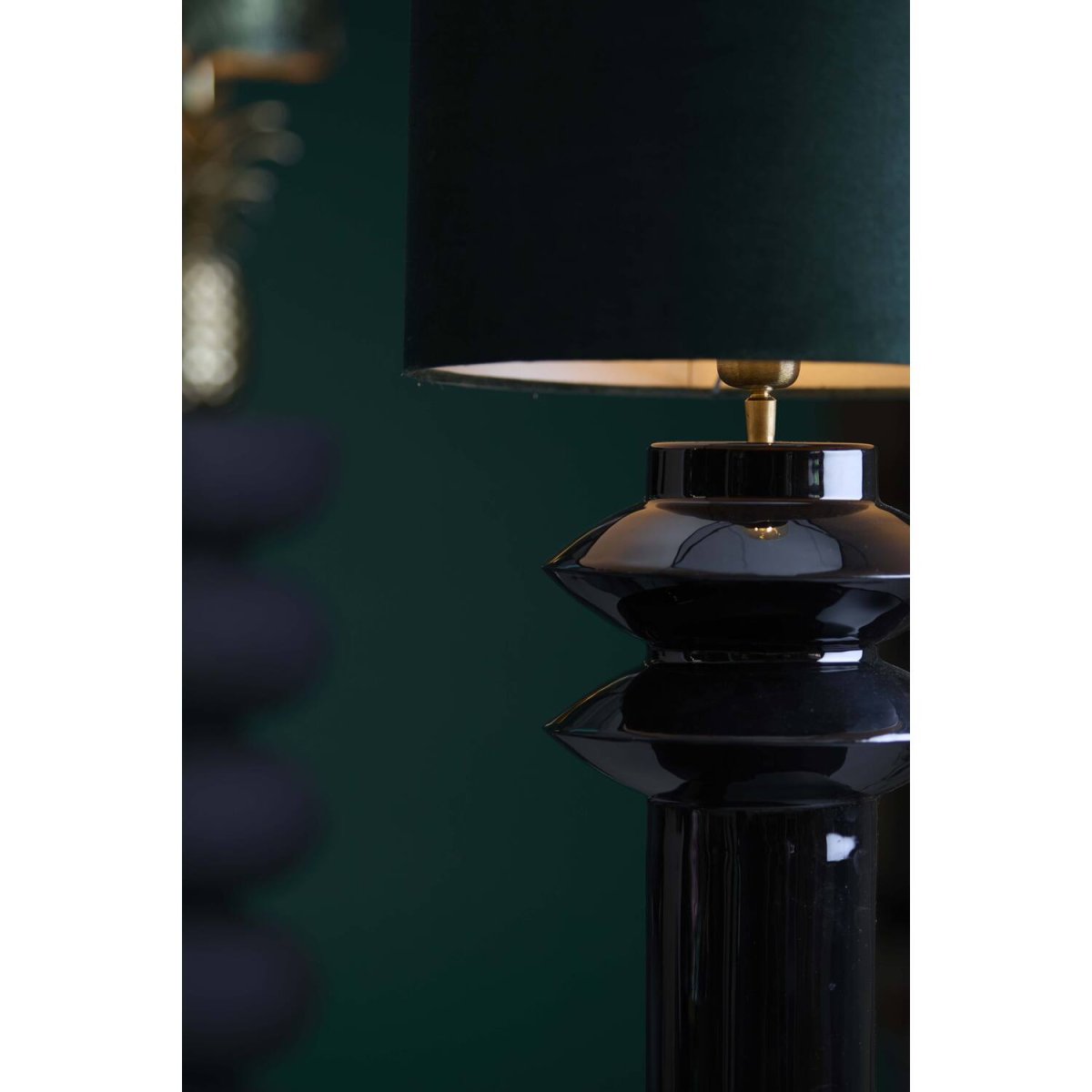 Petch 40cm Sort lampefod Fra Light & Living - 