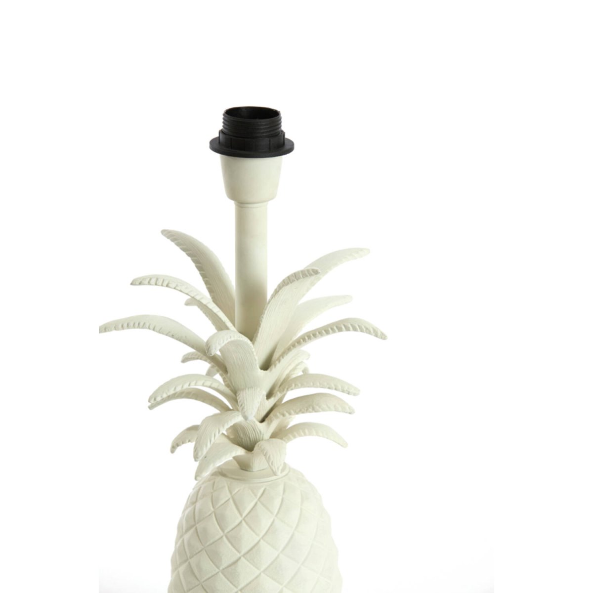 Pineapple 37cm Cremet hvid lampefod Fra Light & Living - 