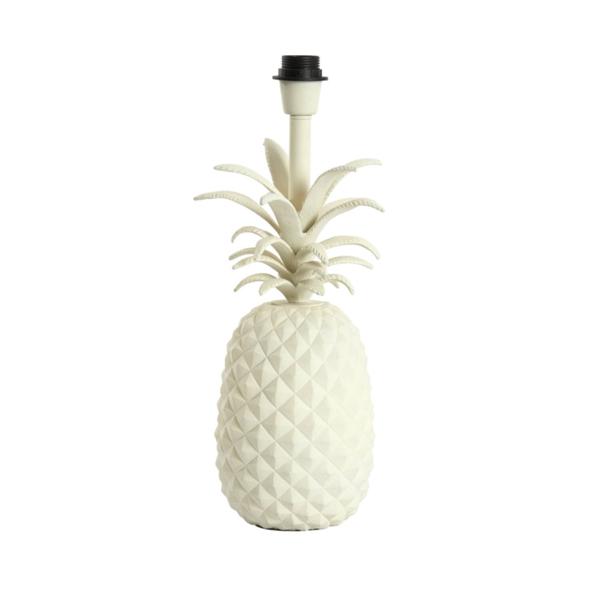 Pineapple 42cm Cremet hvid lampefod Fra Light & Living - 