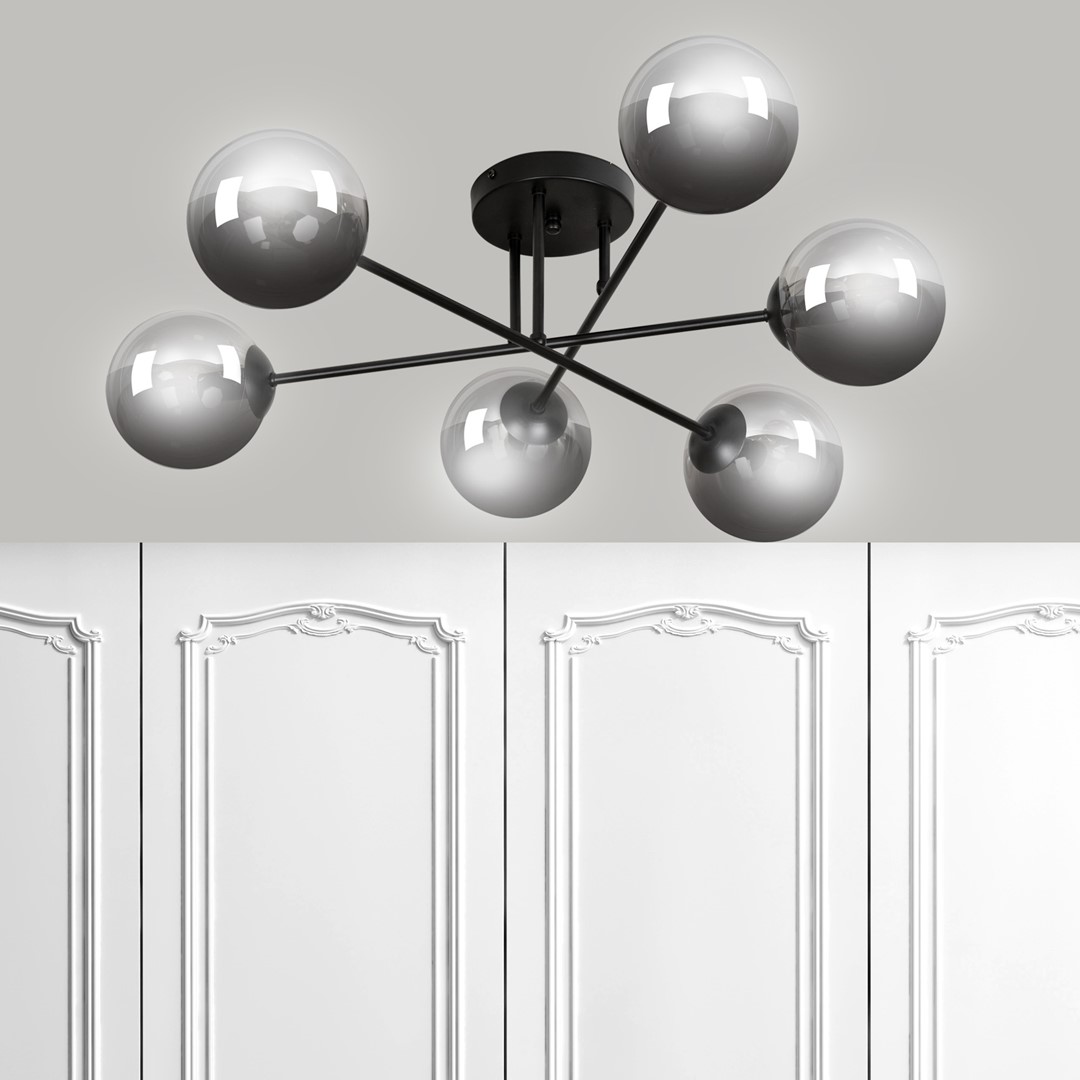 Brendi Ø75 plafond Fra Emibig Lighting - Brendi tilbyder loftslamper, der er et perfekt supplement til både moderne og mere traditionelle interiører.