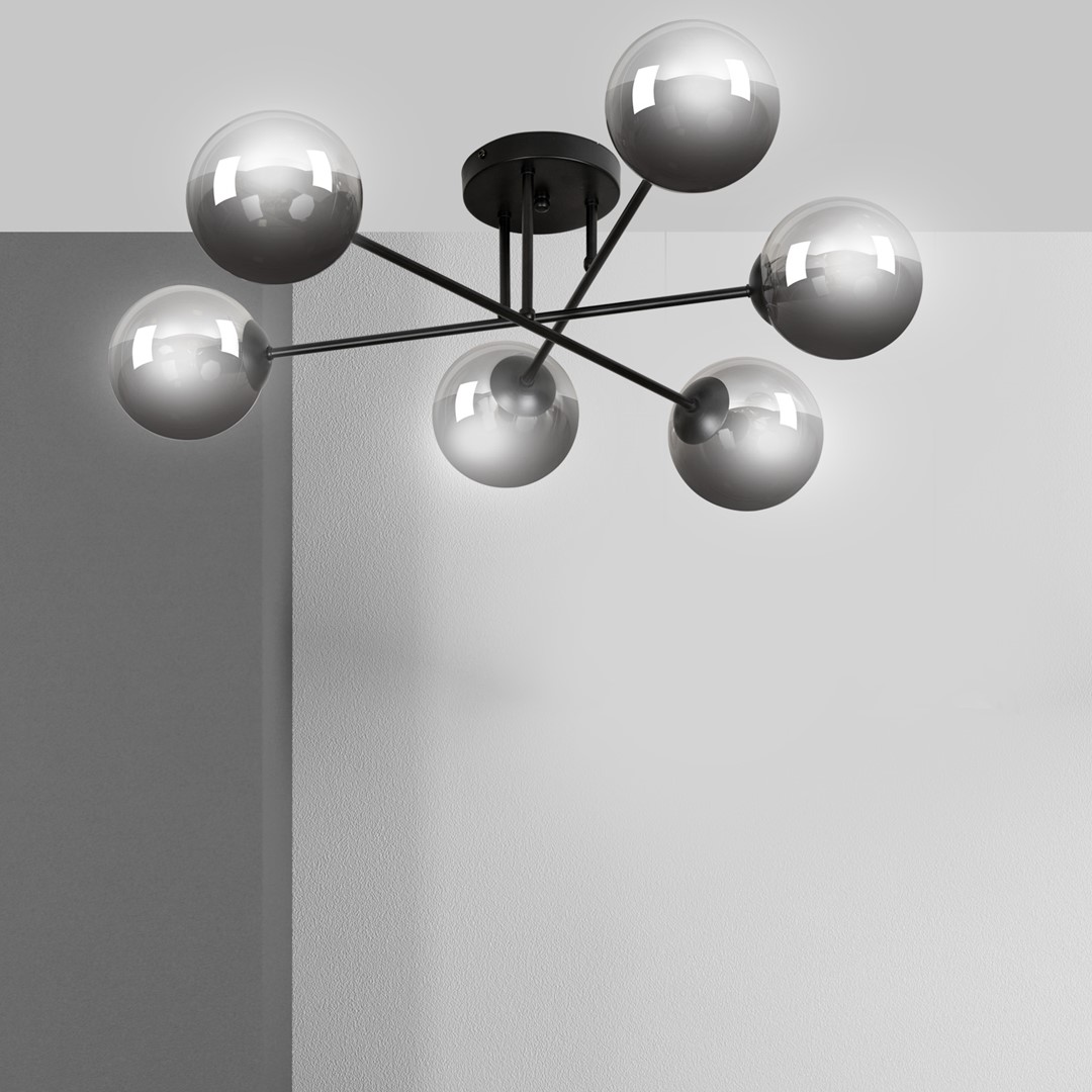 Brendi Ø75 plafond Fra Emibig Lighting - Brendi tilbyder loftslamper, der er et perfekt supplement til både moderne og mere traditionelle interiører.