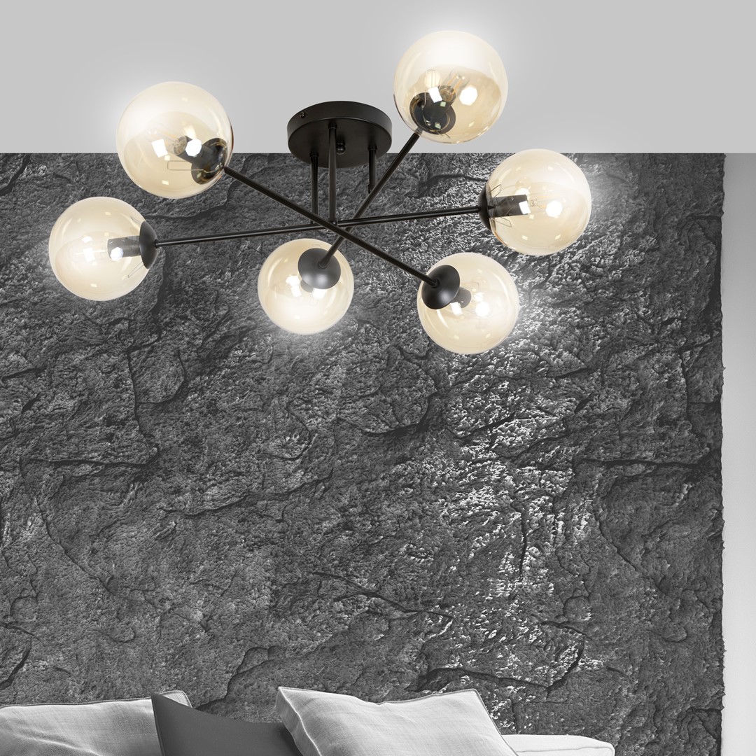 Brendi Ø75 Rav plafond Fra Emibig Lighting - Brendi tilbyder loftslamper, der er et perfekt supplement til b&aring;de moderne og mere traditionelle interi&oslash;rer.