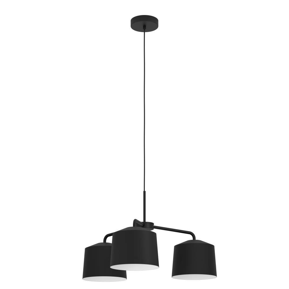 Caguanes Ø66 Sort loftslampe Fra Eglo - Det rene design gør lampen perfekt til både moderne og klassiske hjem.