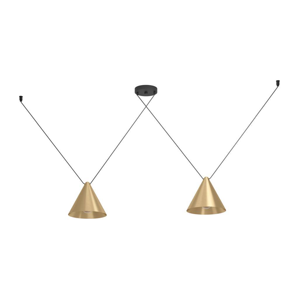 Narices 173cm Guld loftslampe Fra Eglo - Giv dit hjem et moderne touch med denne stilfulde loftslampe, der kombinerer funktion og design.