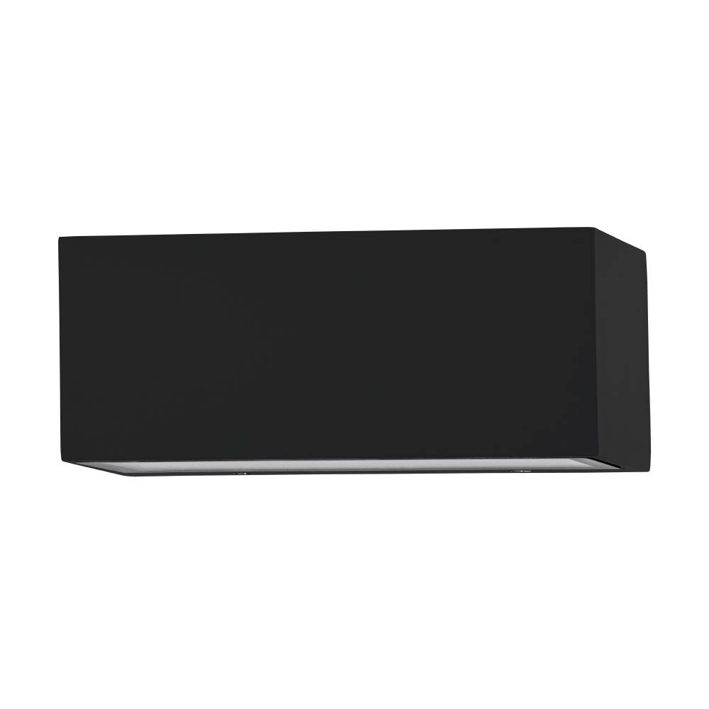 Spongano Sort udendørslampe Fra Eglo - Produktet er velegnet til udendørs brug takket være dets IP65-klassificering, som giver beskyttelse mod vandstråler og støv.