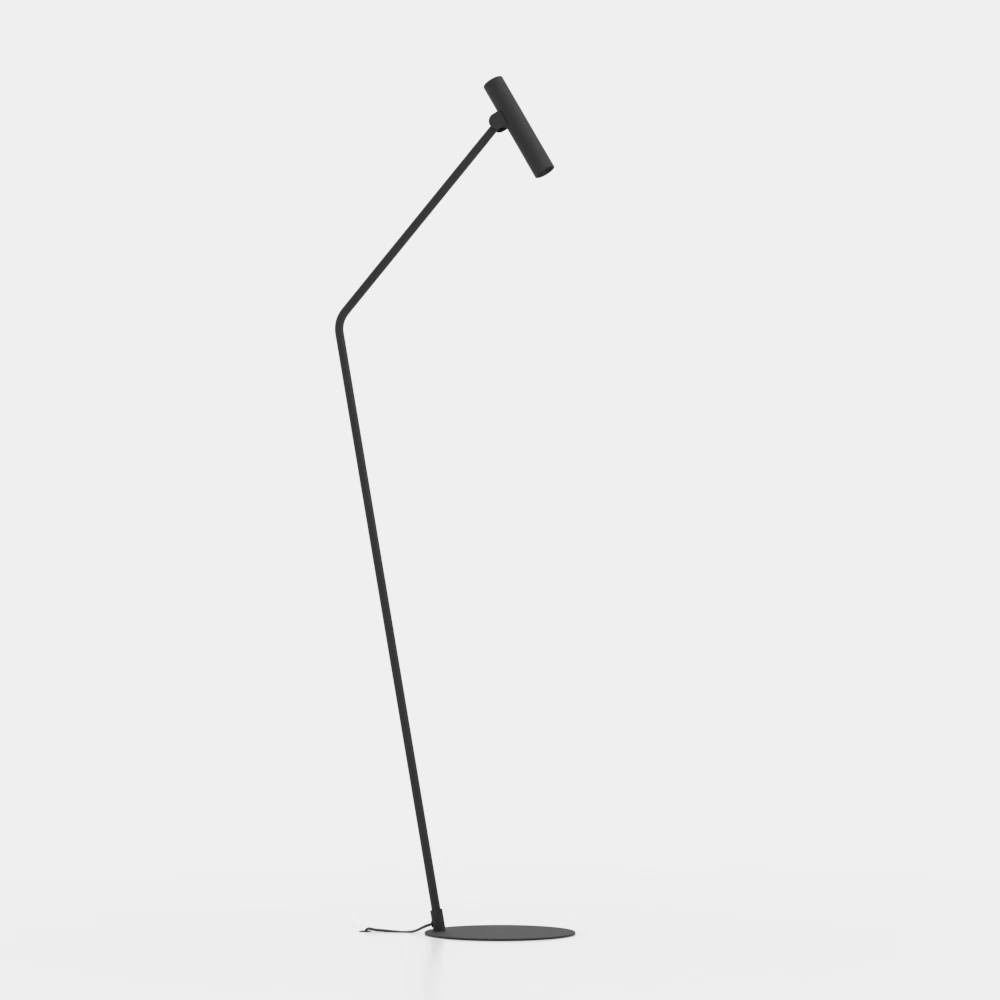 Almudaina Sort gulvlampe Fra Eglo - Lampens minimalistiske design g&oslash;r, at den smelter ind i alle typer interi&oslash;r, samtidig med at den giver et effektivt og behageligt lys.