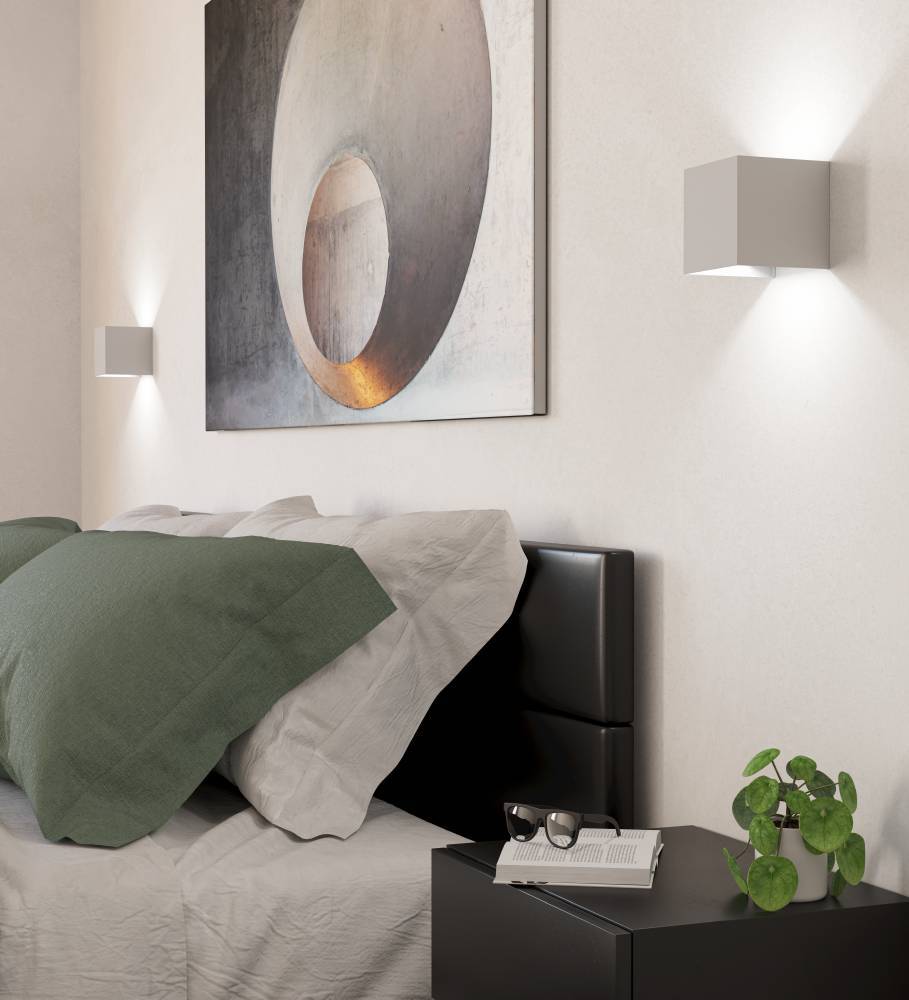 Valmontone 10cm Hvid væglampe Fra Eglo - Den er både dekorativ og funktionel, hvilket betyder, at den passer ind i en masse forskellige indretningsstile.