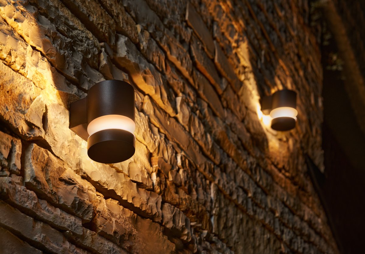 Laven Sort udendørslampe Fra Philips - 