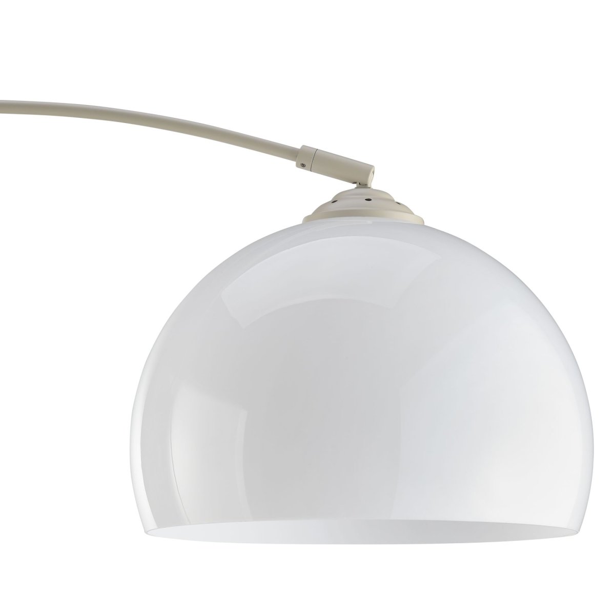 Vessa Beige gulvlampe Fra Brilliant - Det slanke design kombineres med en stabil rund base og passer flot ind i b&aring;de moderne og klassiske stuer.