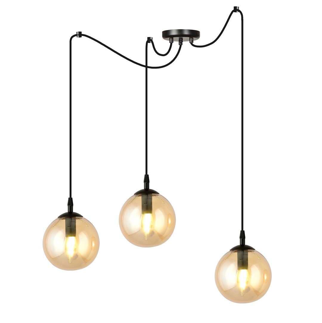 Gigi 42cm Rav loftslampe Fra Emibig Lighting - Gigi er en serie og en moderne kollektion af loftslamper.