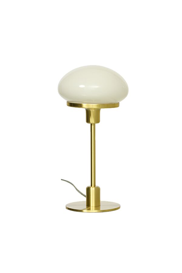 New August 36cm Mat messing bordlampe Fra Aneta Lighting - Ny august stilfuld bordlampe i klassisk model i mere moderne design.