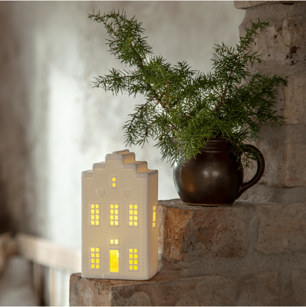 Vinter 16cm Hvid Fra Star Trading - 