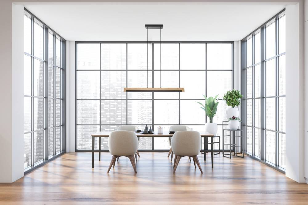 Camacho 110cm Lyst træ loftslampe Fra Eglo - Den minimalistiske stil g&oslash;r, at lampen passer perfekt ind i b&aring;de moderne og skandinavisk interi&oslash;r.