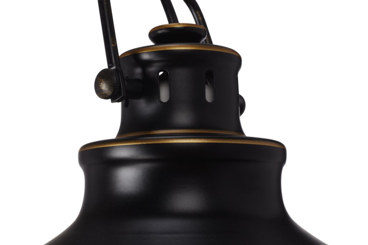 New Haven Sort gulvlampe Fra Cottex - New Haven metalgulvlampe med sort antik finish er en elegant og industriel belysningsl&oslash;sning, der tilf&oslash;jer karakter til dit hjem.