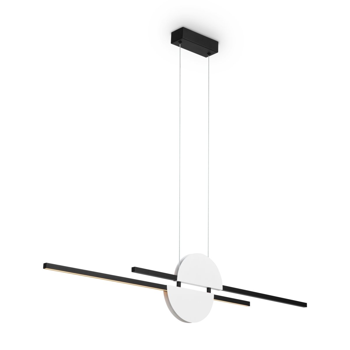 Skyline 110cm Sort loftslampe Fra Maytoni - Med en indbygget LED-lyskilde og en farvetemperatur på 4000K bringer denne pendel både stil og funktionalitet til dit hjem.