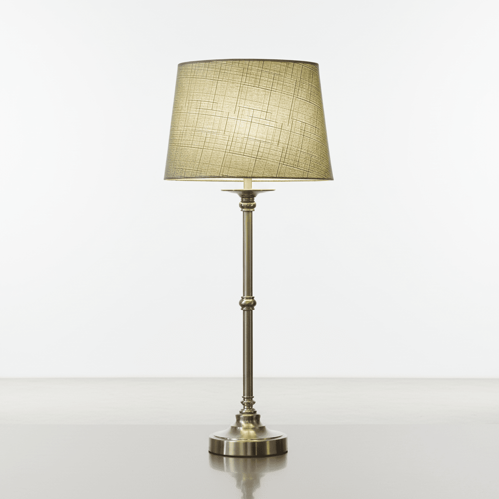 Axel 60cm Sølv/grøn bordlampe Fra Lampan - et sidebord, et skrivebord eller i et vindue og passer ind i mange forskellige indretningsstile.