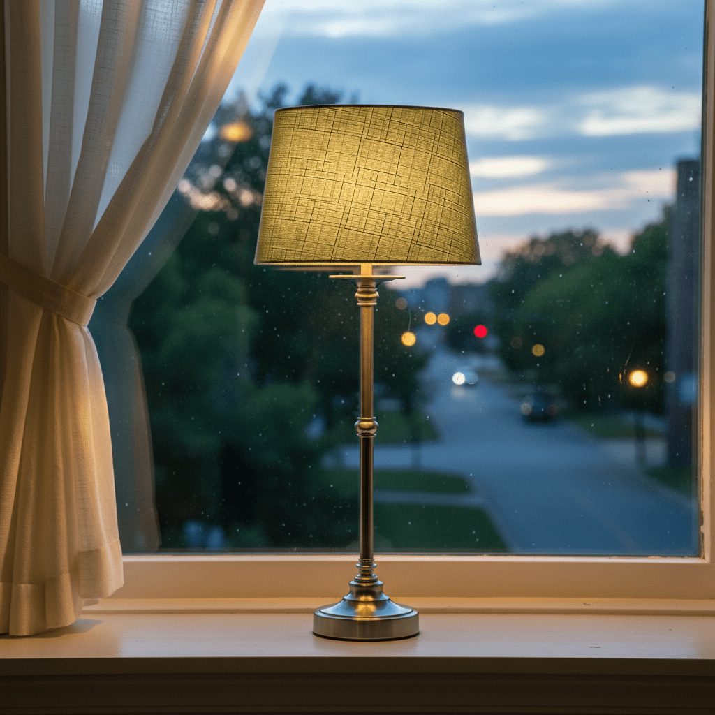 Axel 60cm Sølv/grøn bordlampe Fra Lampan - et sidebord, et skrivebord eller i et vindue og passer ind i mange forskellige indretningsstile.