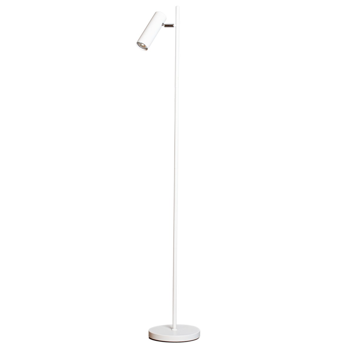 Zoom billede af Alpha Hvid gulvlampe Fra Cottex - Alpha er en stilfuld og funktionel gulvlampe i mat hvid metal med et enkelt, moderne look.