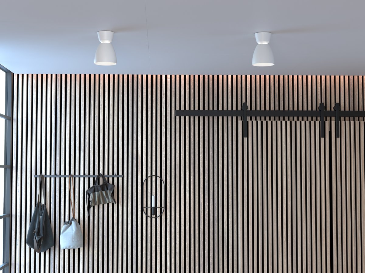 Anemon Ø16 Mat hvid plafond Fra Belid - Anemon er et unikt og minimalistisk vedhæng med materialer af højeste kvalitet.