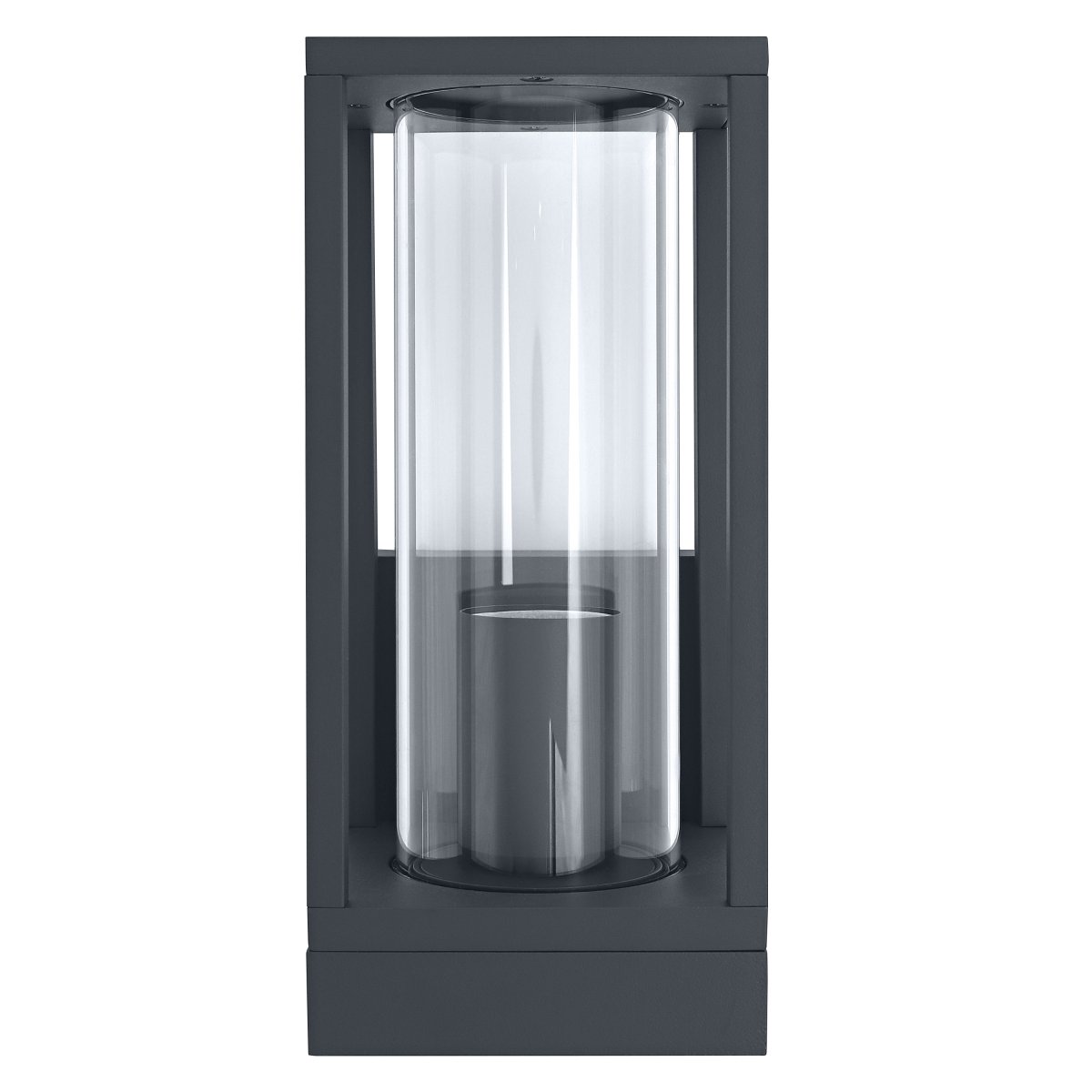 Frame Mørkegrå udendørslampe Fra Osram - Lavet af h&oslash;jkvalitets aluminium og glas giver denne lampe et smukt lysflow, samtidig med at den er beskyttet mod vejr og vind med IP44-klassificering.
