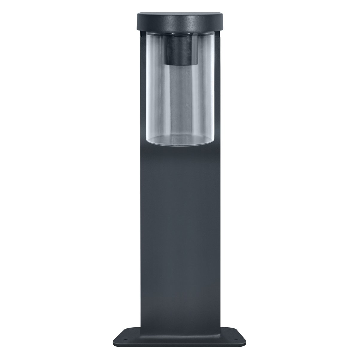 Cascade 50cm Mørkegrå pullerter Fra Ledvance - Denne lampe er lavet af aluminium og glas og giver et smukt og effektivt lys.