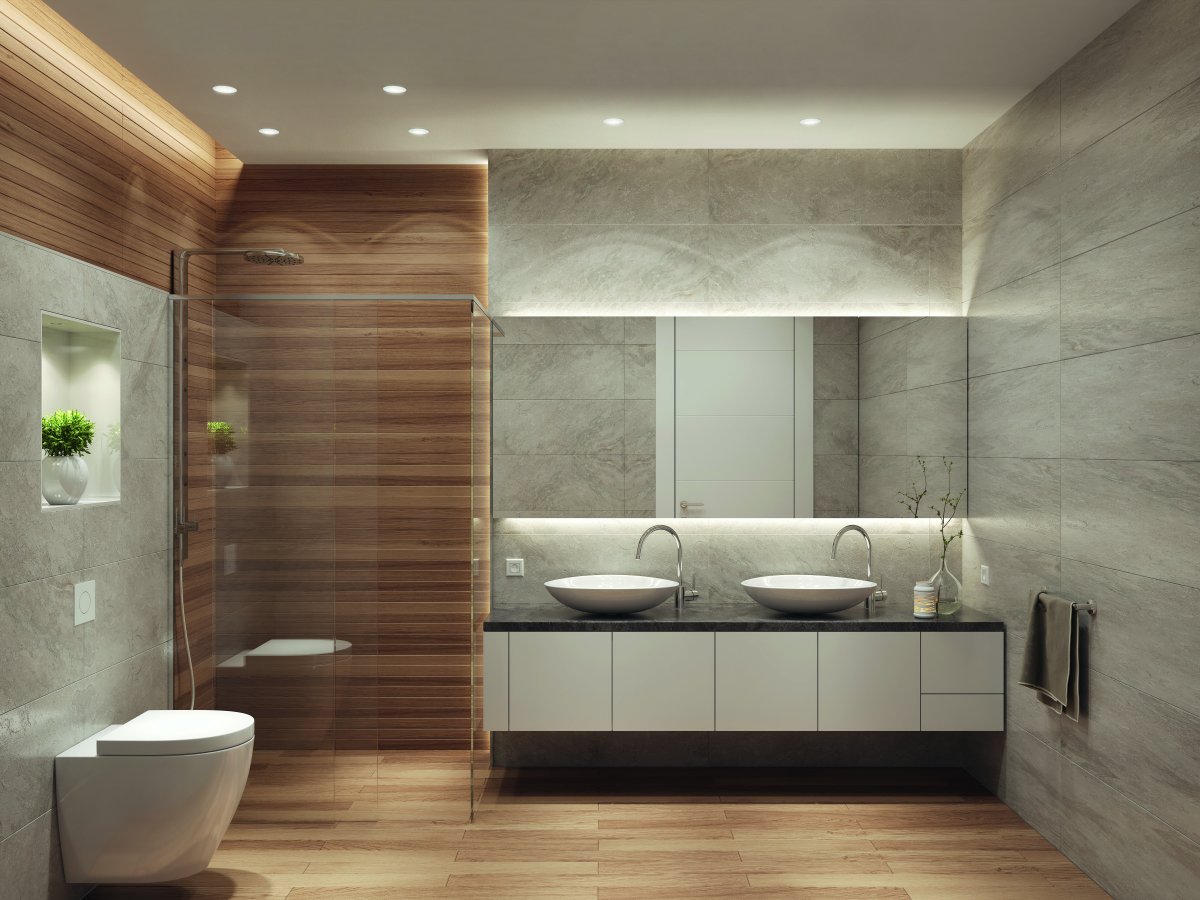 Recess IP65 GU10 4W Hvid Fra Ledvance - Inf&auml;lld spotlight f&ouml;r badrum d&auml;r 1st GU10 4,3W ljusk&auml;lla fr&aring;n Osram medf&ouml;ljer.