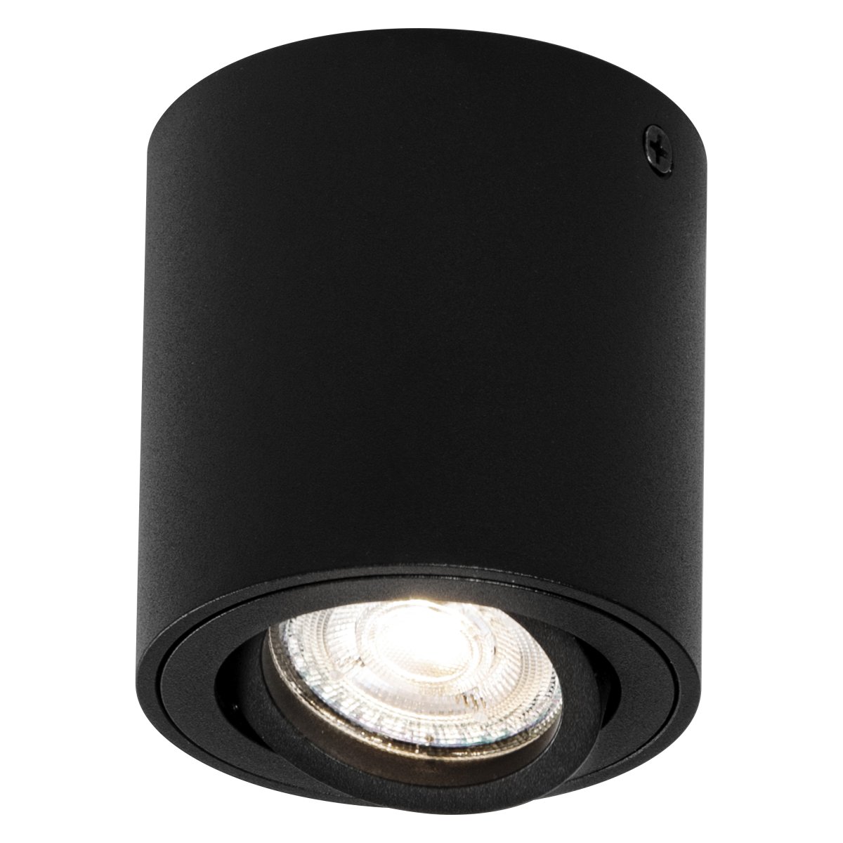 Surface Round Sort spotlight Fra - Placera f&ouml;rslagsvis flera i grupp eller rad i k&ouml;ket, vardagsrummet eller hallen.