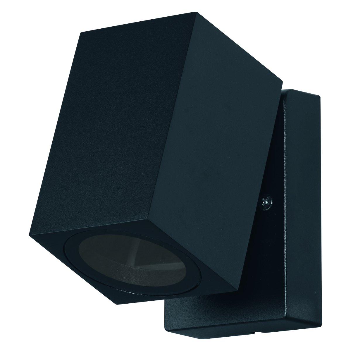 Cube Sort udendørslampe Fra Ledvance - Fremstillet af trykst&oslash;bt aluminium og med en IP44-klassificering er den holdbar og perfekt egnet til facader, indgange og terrasser.