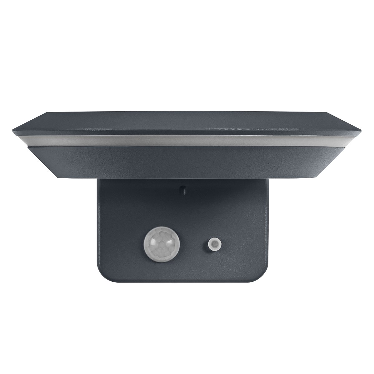 Glow Sensor Mørkegrå solcellelampe Fra Osram - Fremstillet af aluminium og med en IP44-klassificering er den b&aring;de vejrbestandig og robust.