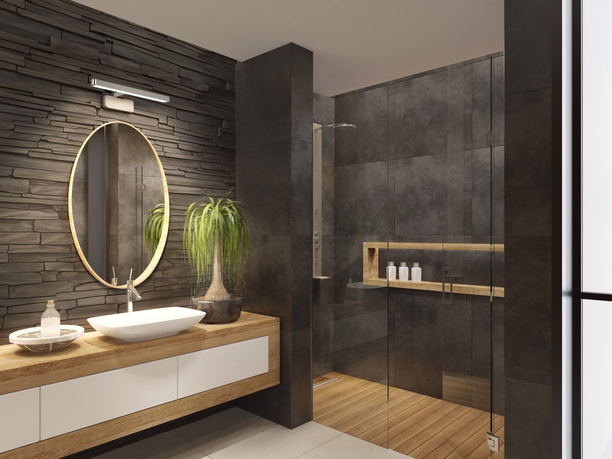 Orbis 40cm Chrom badeværelseslampe Fra Ledvance - Lampan g&aring;r att f&auml;sta genom att skruva fast p&aring; v&auml;ggen eller kl&auml;mma fast p&aring; badrumsspegeln.