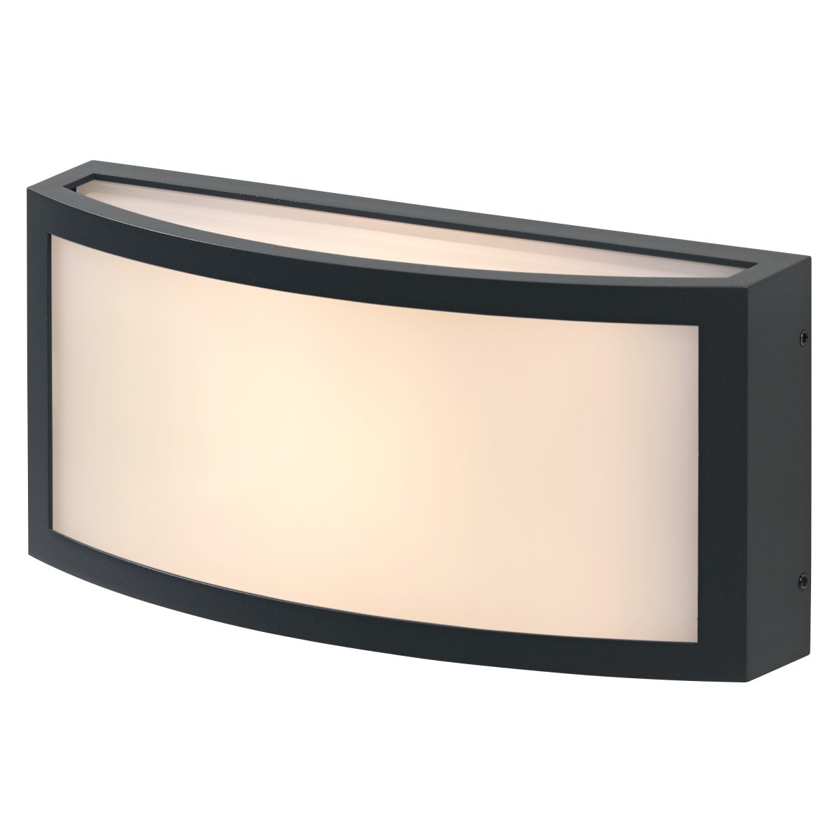 Cuadra Mørkegrå udendørslampe Fra Ledvance - Dess moderna och kurviga design passar utm&auml;rkt b&aring;de f&ouml;r privata hem och offentliga utrymmen, och ger ett behagligt ljusfl&ouml;de som lyser upp varje fasad.