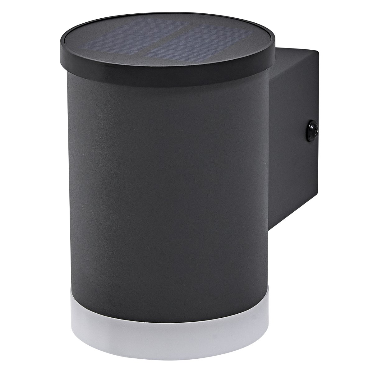 Oxford Mørkegrå solcellelampe Fra Ledvance - Fremstillet af rustfrit stål og med en IP44-klassificering er den både vejrbestandig og robust.