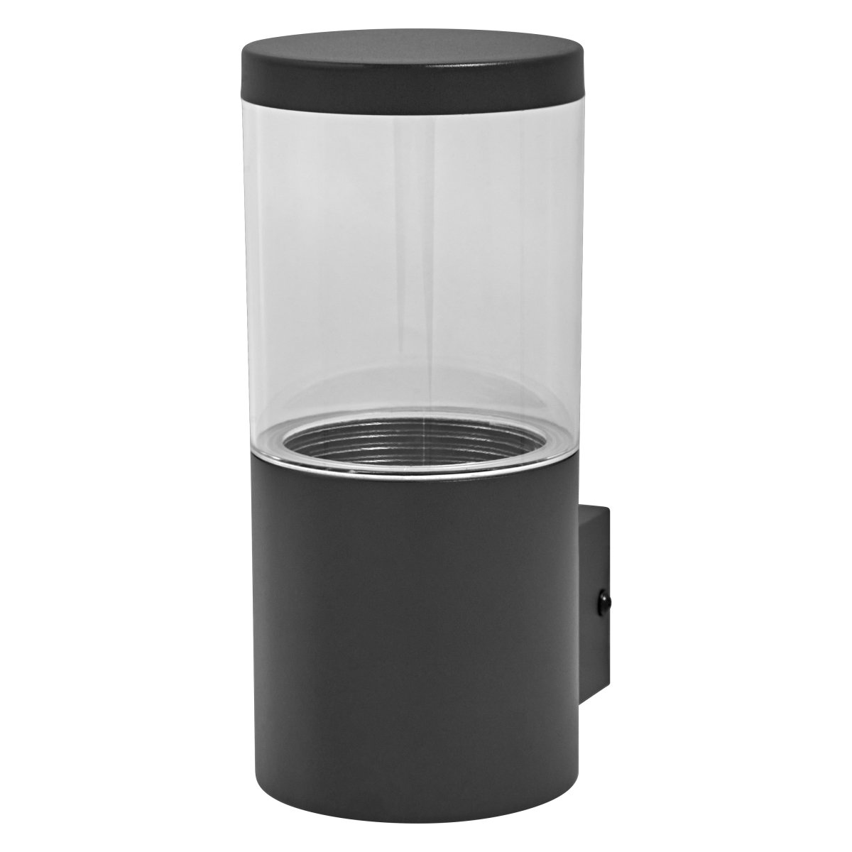 Ebro Mørkegrå udendørslampe Fra Ledvance - Denne lampe er lavet af rustfrit st&aring;l og polycarbonat og er b&aring;de holdbar og vejrbestandig, hvilket g&oslash;r den perfekt til udend&oslash;rs brug.