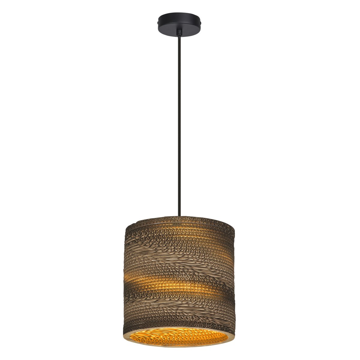 Cardboard Cylinder Ø25 Brun loftslampe Fra Ledvance - Karton er et simpelt vedhæng med et bæredygtigt design.