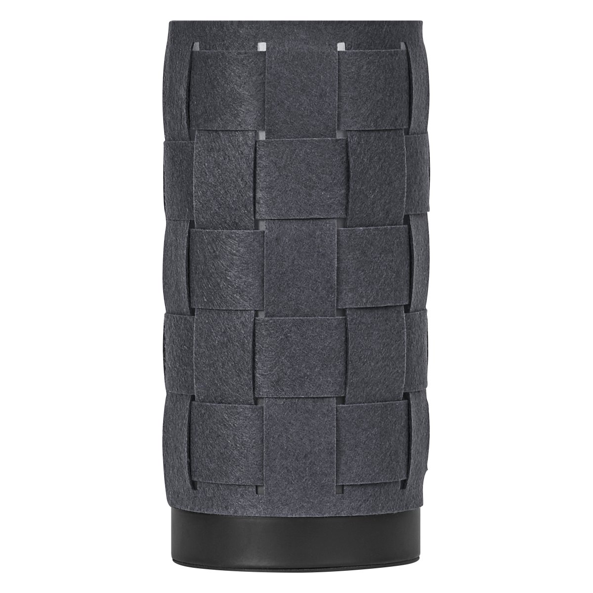 Felt Weaving 26cm Mørkegrå bordlampe Fra Ledvance - Dekorativ bordslampa med sk&auml;rm gjord av fl&auml;tad filt vilket ger en fin och varm ljusspridning i rummet.