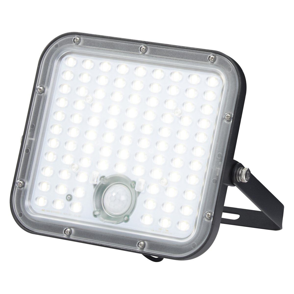 Flood Sensor 30W Sort solcellelampe Fra Osram - Den indbyggede PIR-bev&aelig;gelsessensor og dagslyssensor t&aelig;nder automatisk lampen, n&aring;r der er bev&aelig;gelse i m&oslash;rket, hvilket giver b&aring;de sikkerhed og energieffektivitet.